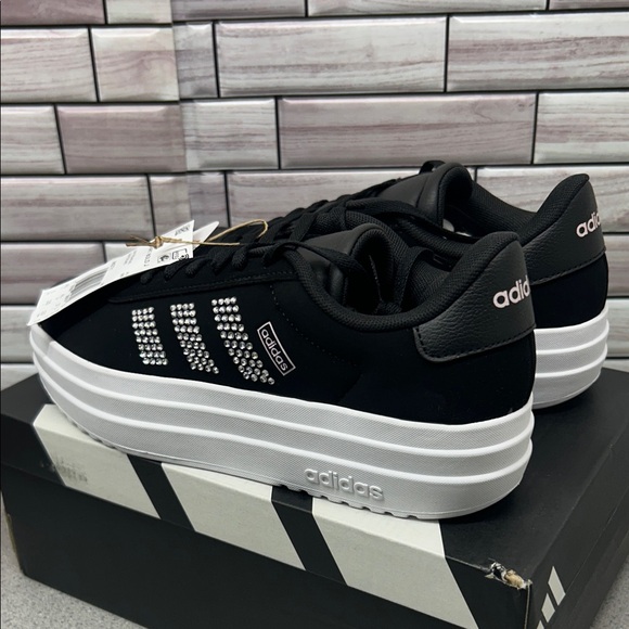 New NWT Adidas VL Court Bold Youth unisex size 5y skateboarding Sneakers - Picture 9 of 11